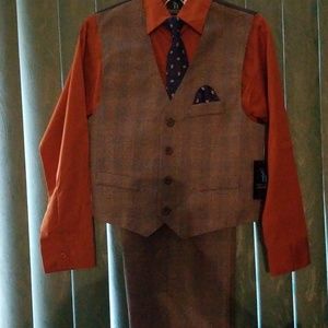 4pc boys dress outfit.